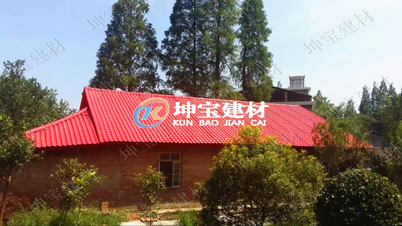 樹脂瓦為你傾情演繹，萬綠叢中一抹紅！