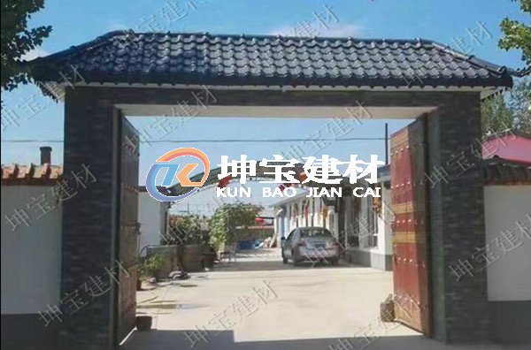 樹(shù)脂瓦門頭，高端大氣上檔次！