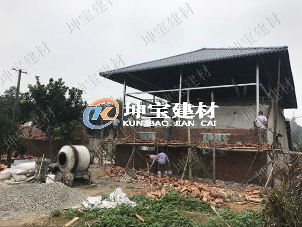 初次安裝樹(shù)脂瓦，效果一樣棒棒噠！
