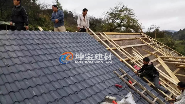 老房子換樹脂瓦實用