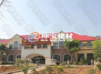 售樓部中心的樹脂瓦，顏值高得吸引你
